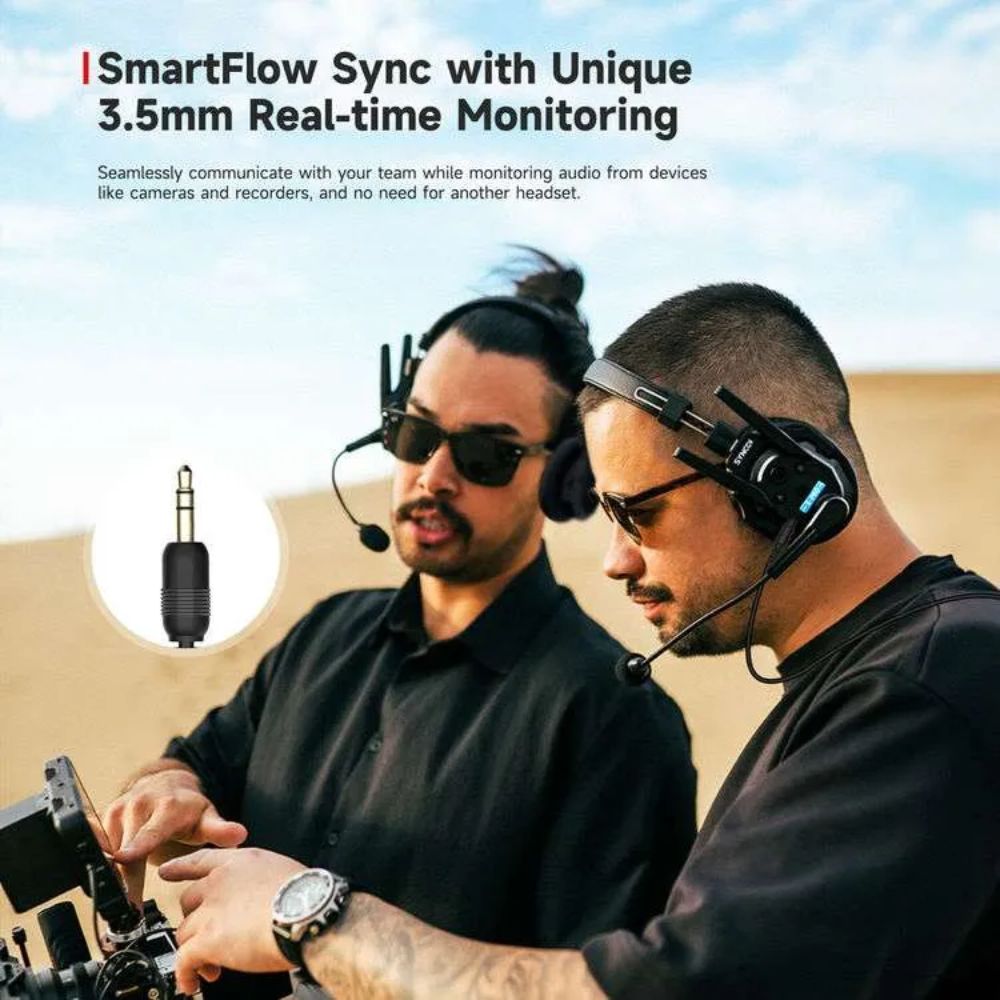 SYNCO Xtalk XMax13 Wireless Intercom System w/ 13 Dual-Ear Headsets