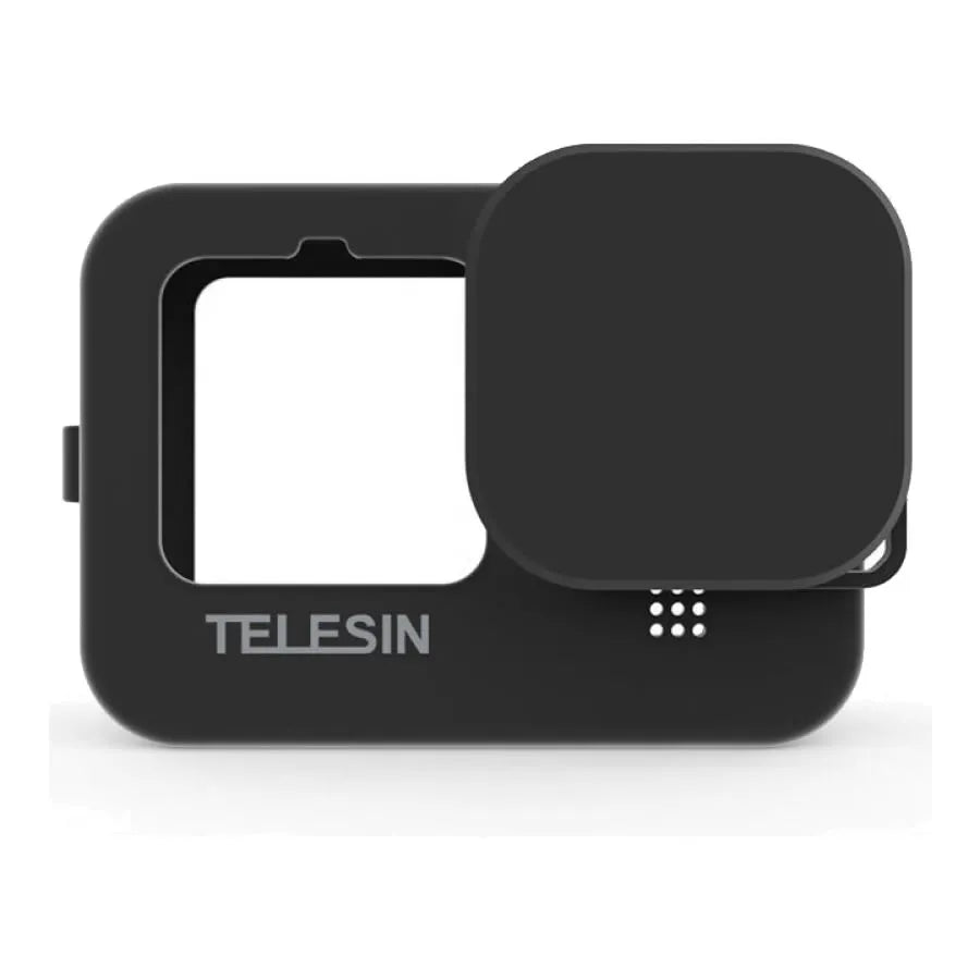 TELESIN GP-PTC-901 PROTECTIVE SILICONE CASE WITH LANYARD STRAP FOR GOPRO HERO 9