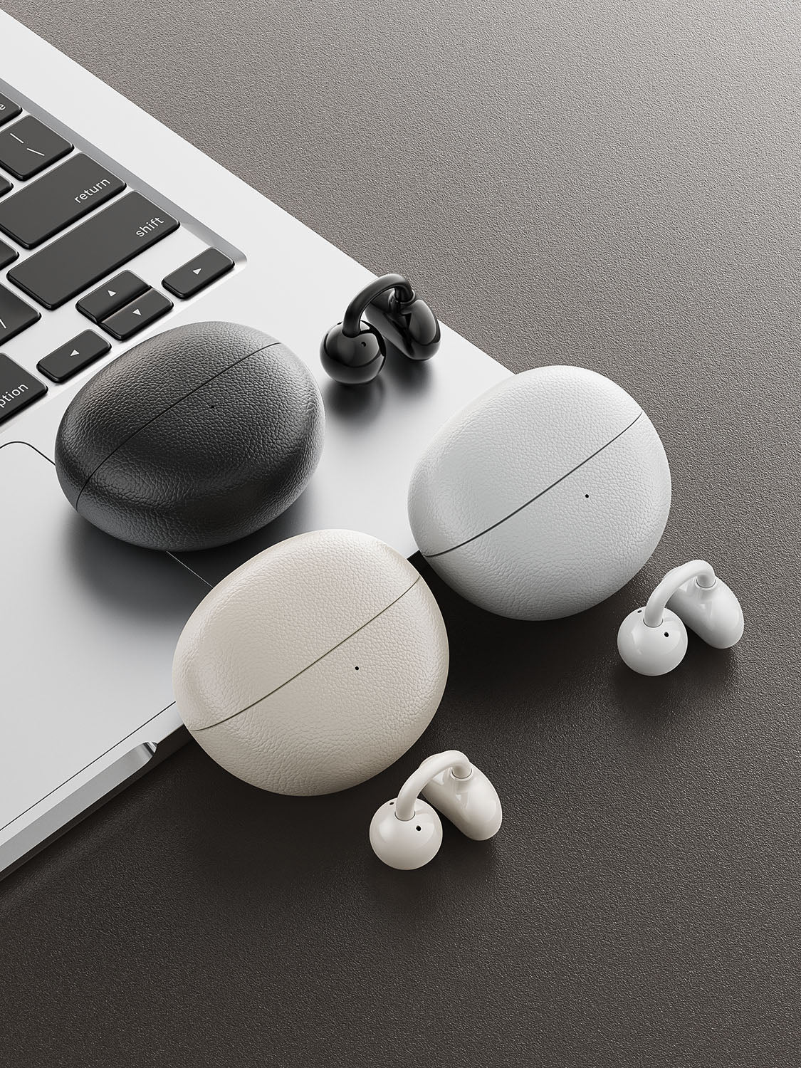 Ven-Dens VD-BT056 Bluetooth 6.0 True Wireless Earbuds with Type-C Charging Case (White) – view 8