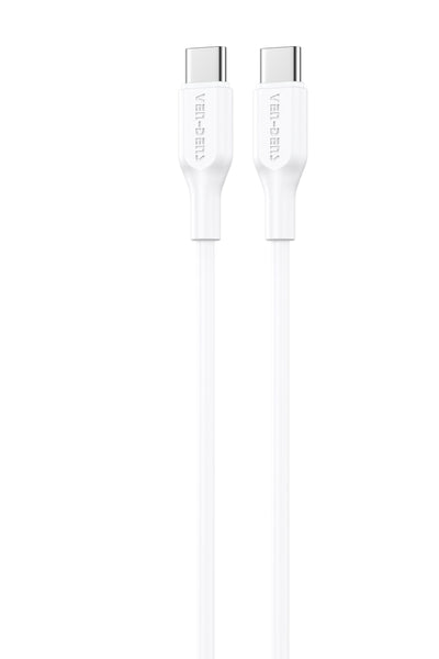 Ven-Dens VD-DC20CC 60W USB-C to USB-C Cable 1m (White) – view 2