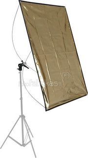 PROMAGE 90X180CM REFLECTOR SCREEN SILVER/GOLDEN