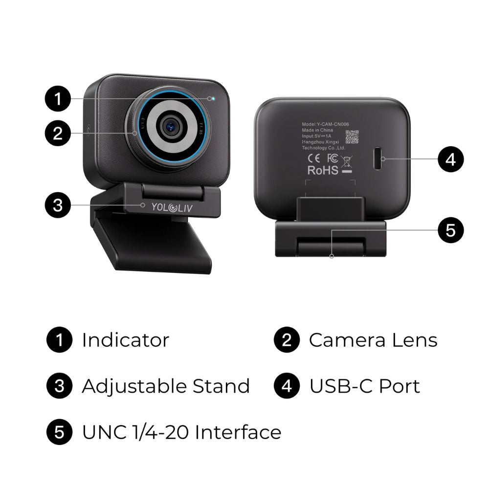 YoloLiv YoloCam S3 AI 4K Live Streaming Webcam