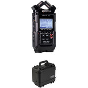 Zoom H4n Pro 4-Input / 4-Track Recorder and Custom-Fit Waterproof Case Kit (Black)