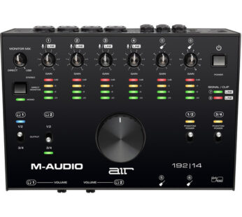 M-Audio AIR 192|14 USB 8×4 Audio Interface with MIDI