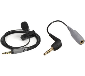 Rode smartLav+ Lavalier Condenser Microphone Kit with SC3 3.5mm TRRS to TRS Adapter