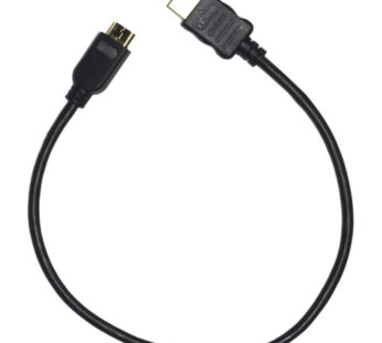 SmallHD Thin-Gauge Mini-HDMI Male Cable (12″)