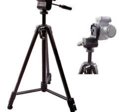 Promage TR380 Camera Tripod Aluminum Camera Tripod with 3-Way Swivel Pan Head,Bag for DSLR Camera,DV Video Camcorder Load up to 2.5kg