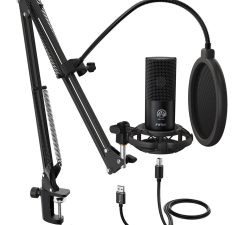 FIFINE T669 USB Mic Bundle with Arm Stand, Shock Mount and Pop Filter for Streaming, Podcasting