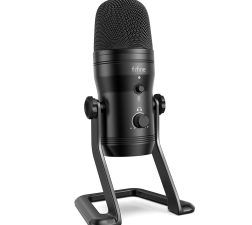 FIFINE K690 USB Mic with Four Polar Patterns, Gain Dials, a Live Monitoring Jack & a Mute Button