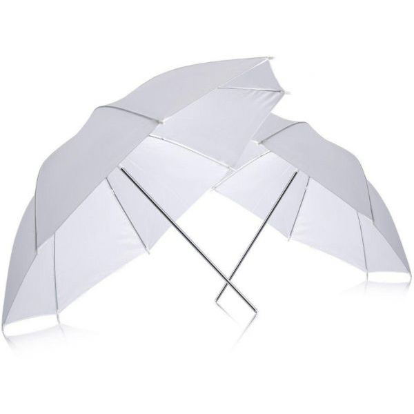 Fancier Soft Umbrella Ur04 White 36"