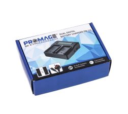 Promage Dual Digital Battery Charger PM115 For F960/F970