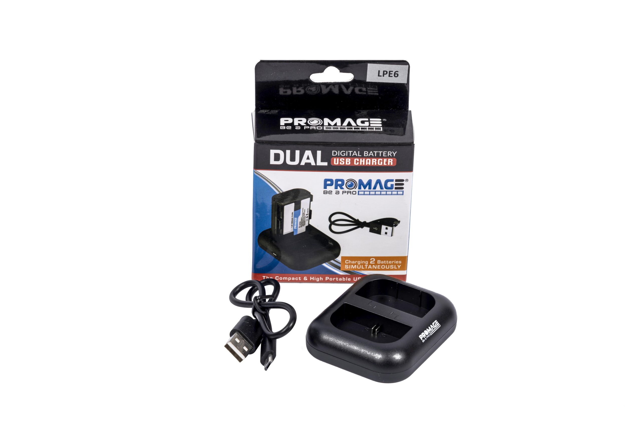 Promage Small Dual Charger FW50
