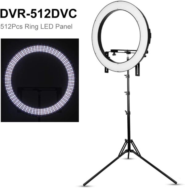 Falcon Eyes DVR-512DVC LED Ring Light Black