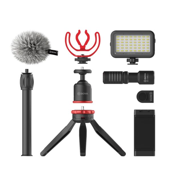 BOYA BY-VG350 Vlogger Kit Plus with BY-MM1+ Shotgun Microphone
