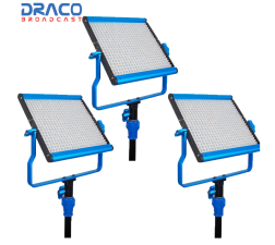 Dracast S-Series LED500 Bi-Color 3 Light Kit with V-Mount Battery Plates
