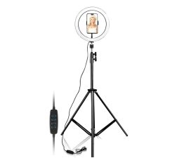 Promage 10″ LED Selfie Ring Light with Cell Phone Holder