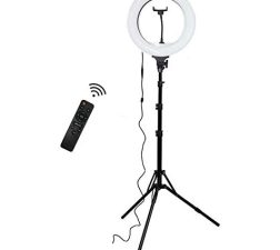 Promage 12″ LED Selfie Ring Light with Remote and Cell Phone Holder
