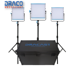 Dracast LED500 Silq Daylight LED 3 Light Kit