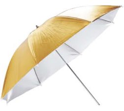 Godox Reversible Reflective Umbrella (33″, Gold/Silver)