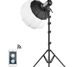 GVM G100W Bi-Color Led Video Light Kit With Lantern Softbox