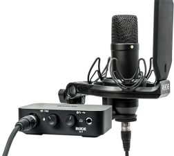 Rode Complete Studio Kit with AI-1 Audio Interface, NT1 Microphone, SMR Shockmount, and Cables