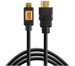 Tetherpro Mini Hdmi Male (Type C) To Hdmi Male (Type A) Cable – 15′ (Black)