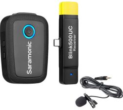 Saramonic Blink 500 B5 Wireless Clip-On Mic System With Lavalier & Dual Usb-C Receiver For Android Devices & More [ Tx + Rxuc ]