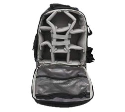 Solibag Slr Camera Travel Backpack Waterproof Carry Bag For Canon, Nikon, Sony, Pentax Black Shoulder Case -7001