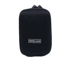 Solibag Carry Case -5003 Hardcase Pure Black L (With Shoulder Strap And Belt Loop) Suitable For Example Cybershot Dsc Hx60 Hx90 – Coolpix S9900 W100 W150 – Lumix Dmc Tz70 Tz80 – Powershot Sx710 Sx720