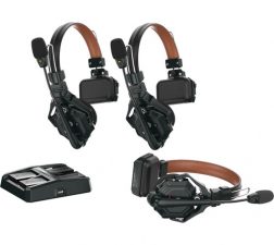Hollyland Solidcom C1 Pro-3S Full-Duplex Wireless Intercom System with 3 Headsets