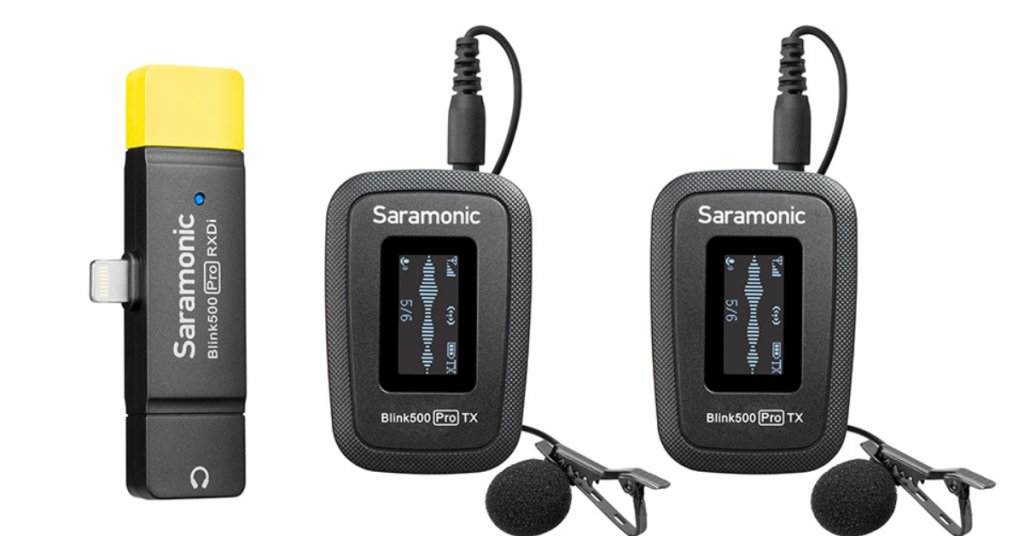 Saramonic wireless mircophone system