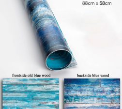 PROMAGE DOUBLE-SIDED PAPER BG OLD BLUE / BLUE WOOD PM-DB24