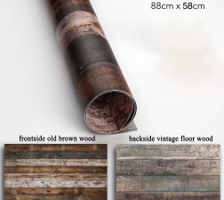 PROMAGE DOUBLE-SIDED PAPER BG OLD BROWN /VINTAGE FLOOR WOOD PM-DB43