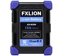 Fxlion BP-M300 High Power Square Battery – 14.8V / 300Wh V-Mount Battery