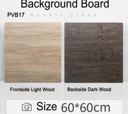 PROMAGE DOUBLE-SIDED PVC BOARD LIGHT/DARK WOOD PM-PVB17