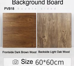 PROMAGE DOUBLE-SIDED PVC BOARD DARK BROWN/LIGHT OAK WOOD PM-PVB18