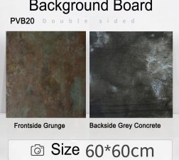 PROMAGE DOUBLE-SIDED PVC BOARD GRUNGE/GREY SMOKE CONCRETE PM-PVB20