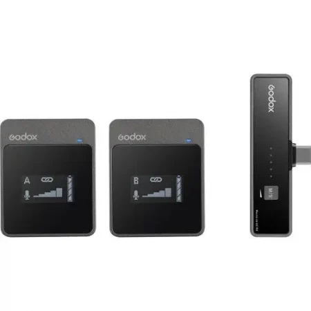 Godox MoveLink UC2 Kit 2.4GHz Wireless Dual Microphone System