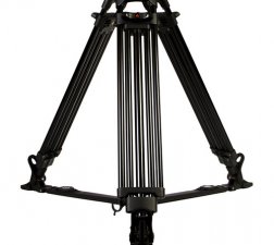 E-Image GA102 Two-Stage Aluminum Tripod with Ground Spreader (100mm Bowl)