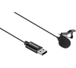 Saramonic SR-ULM10 Omnidirectional USB Lavalier Microphone (6.5′ Cable)