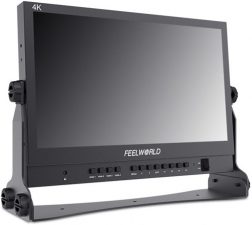 FeelWorld ATEM156 4K 15.6″ Quad-Split Monitor with 4 x HDMI I/O for Switchers
