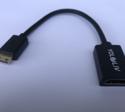 YOLOLIV BI-DIRECTIONAL MICRO HDMI MALE TO HDMI FEMALE ADAPTER CABLE