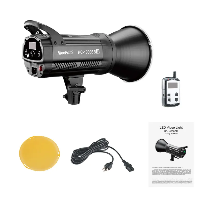 NICEFOTO HC1000SB II LED STUDIO LIGHT KIT Awpro.tv