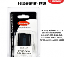 I-DISCOVERY BATTERY FOR SONY -FW50