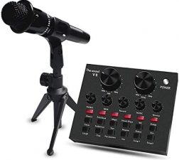 PROFESSIONAL CONDENSER MICROPHONE WITH SOUND CARD PCM-150