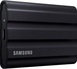 SAMSUNG 2TB T7 SHIELD PORTABLE SSD (BLACK)