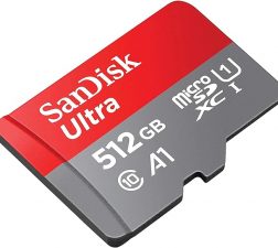 SANDISK ULTRA MICROSDXC A1 UHS-I 512 GB/120 MB MEMORY CARD