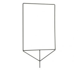 E-IMAGE F02-24 60X76CM RECTANGULAR FLAG PANEL WITH MOUNTING PINS GOLD/WHITE/BLACK/SILVER