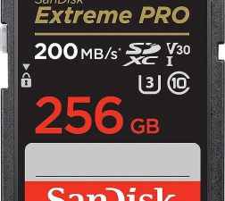 SANDISK EXTREME PRO SDXC UHS-I 256GB 200MB/S SDSDXXD-256G-GN4IN