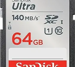 SANDISK ULTRA SDXC UHS-I 64GB 140MB/S SDSDUNB-064G-GN6IN